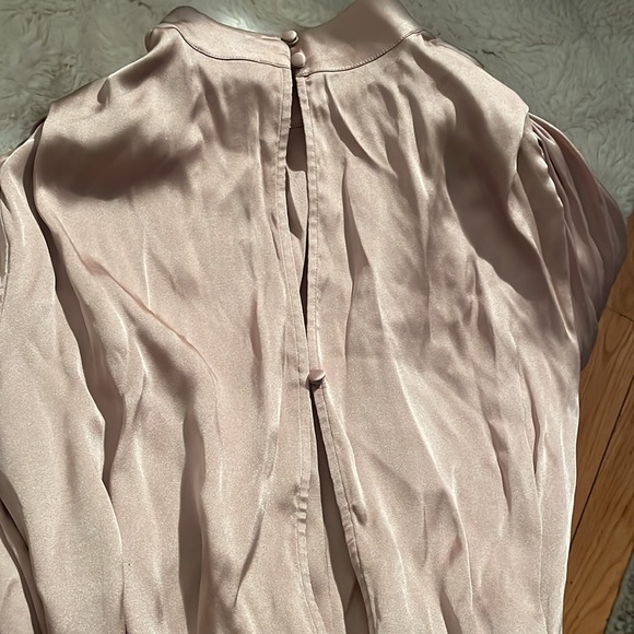 FINAL SALE ‼️NWT  ANINE BING Beige Dress MIDI /Long Sleeve - Picture 6 of 7